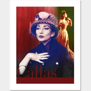 Maria Callas Collage Portrait 3 Posters and Art